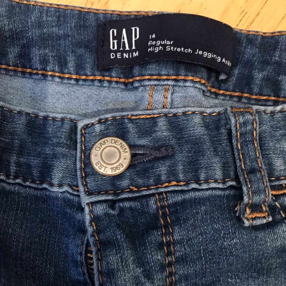 Gap 14 high stretch ankle jegging